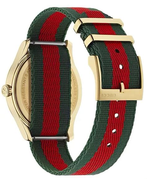 gucci swiss g timeless nylon|gucci 38mm strap.